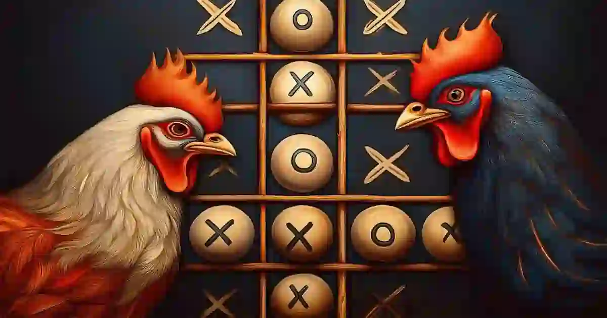틱택토 게임: 닭 vs 고양이